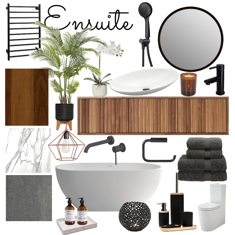 Ensuite Mood Board by Liesl on Style Sourcebook