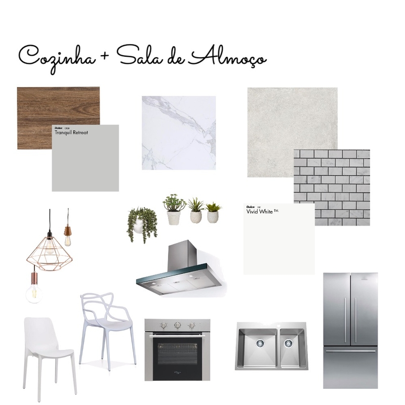 Cozinha e Sala de Almoço Mood Board by FICODesign on Style Sourcebook