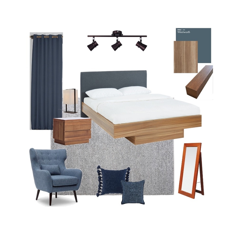 Contemporary Bedroom Mood Board by Brayan on Style Sourcebook