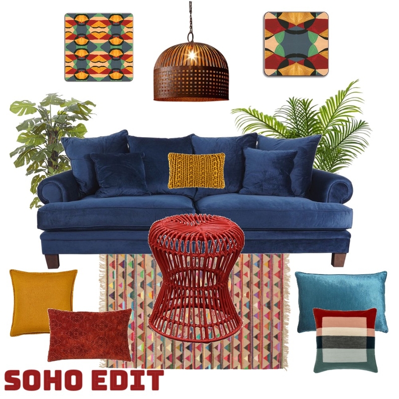 Soho Edit Mood Board by Louise Kenrick on Style Sourcebook