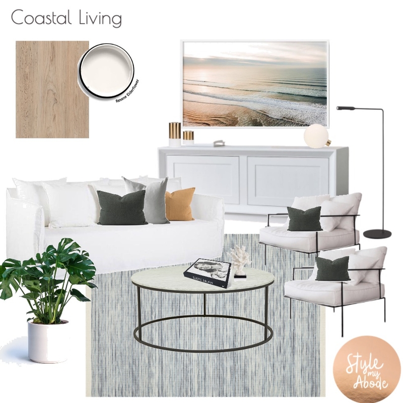 coastal luxe living Mood Board by Style My Abode Ltd on Style Sourcebook