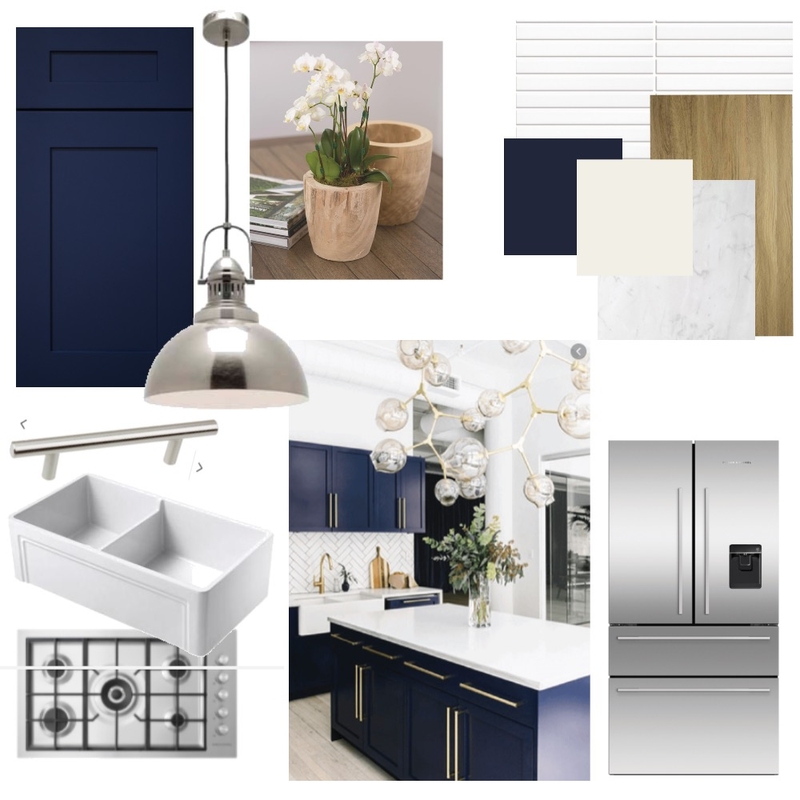 Contemporary/Traditional Open-Plan Kitchen/Dining Mood Board by KKB on Style Sourcebook