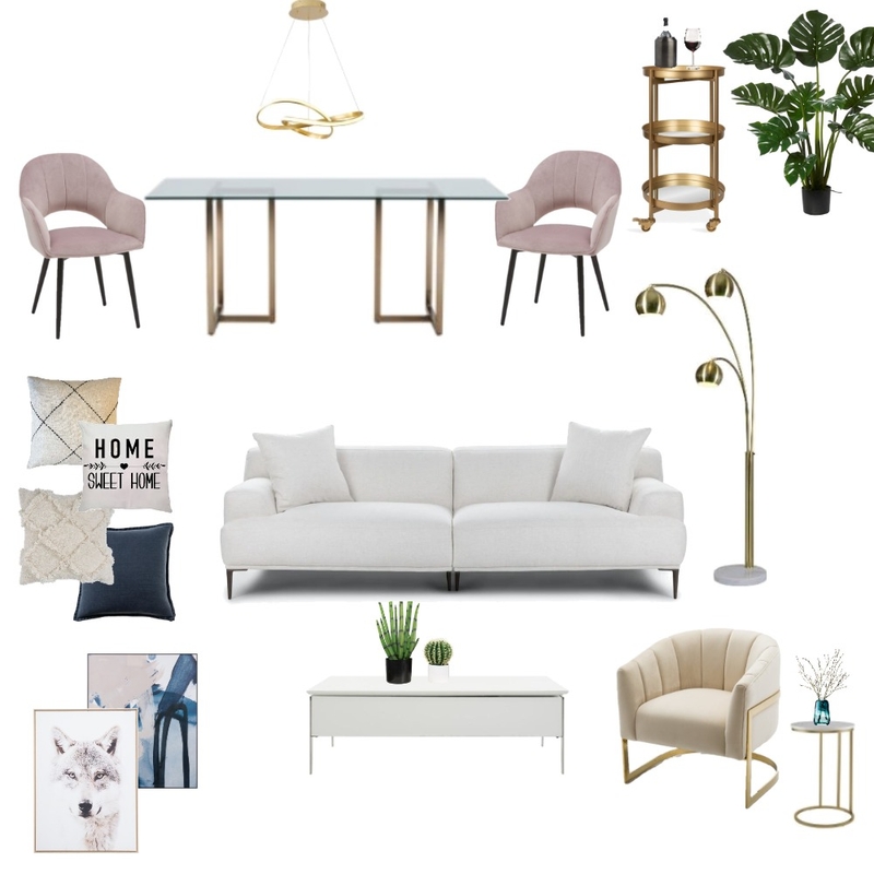 Living + Dining 36 Mood Board by Carolina Nunes on Style Sourcebook
