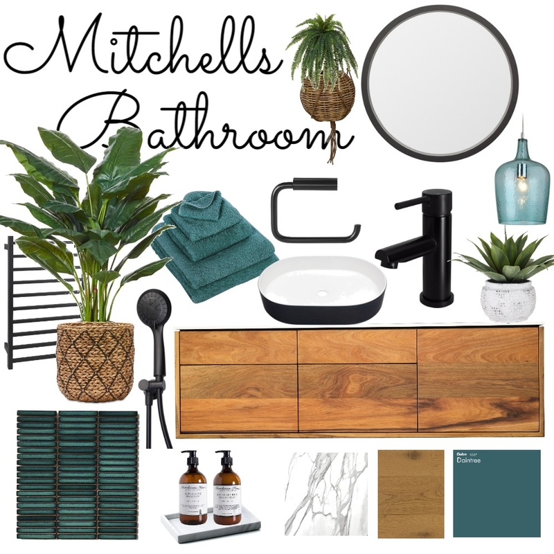 Mitchell's Bathroom Mood Board by Liesl on Style Sourcebook