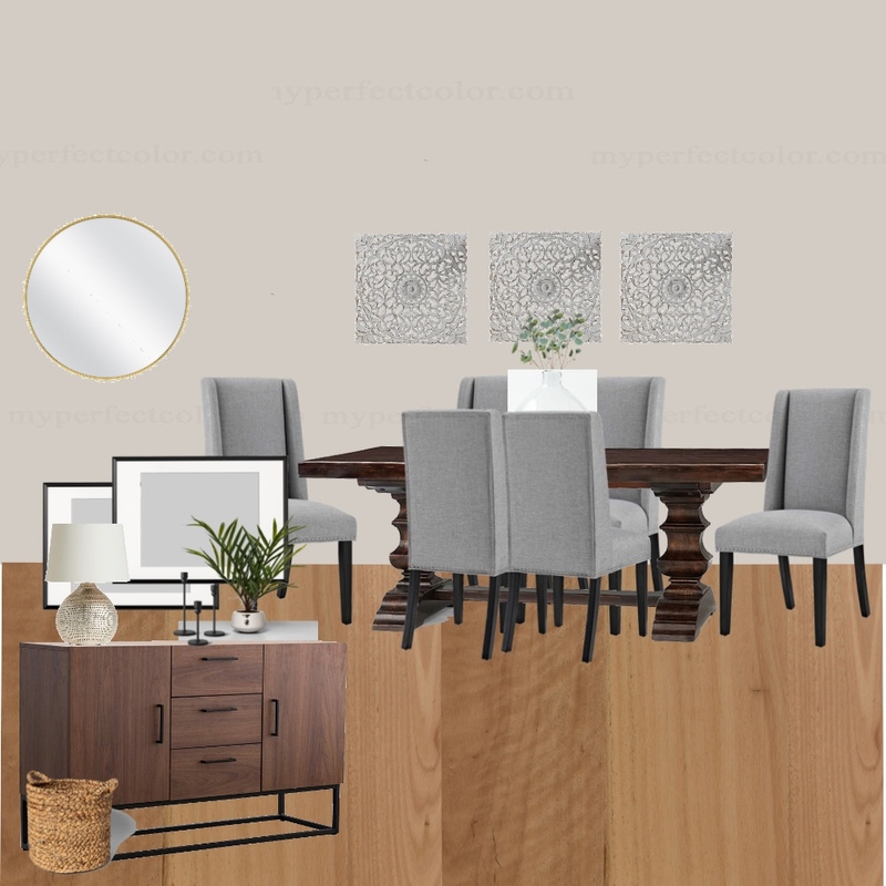 Jennifer Weinbeck Dining Room Mood Board by DecorandMoreDesigns on Style Sourcebook