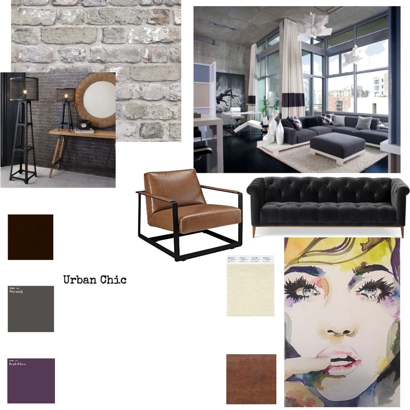 Urban Chic Mood Board by Abaia on Style Sourcebook