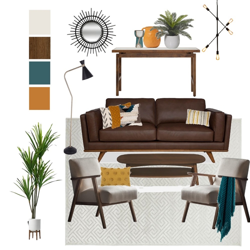 Mid Century Living 2 Mood Board by LouiseBillings on Style Sourcebook