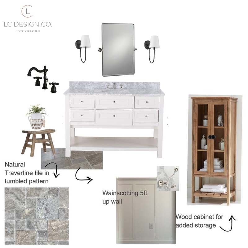 Anick/Alain Bathhroom1 Mood Board by LC Design Co. on Style Sourcebook