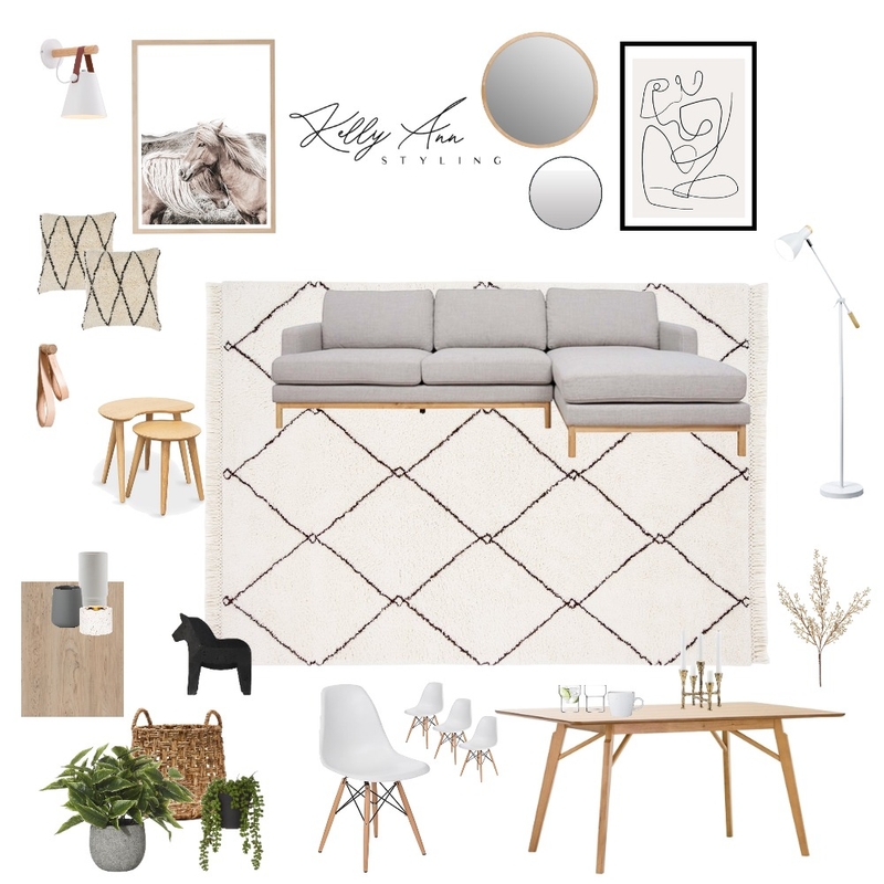 Scandi open plan living Mood Board by Kelly on Style Sourcebook