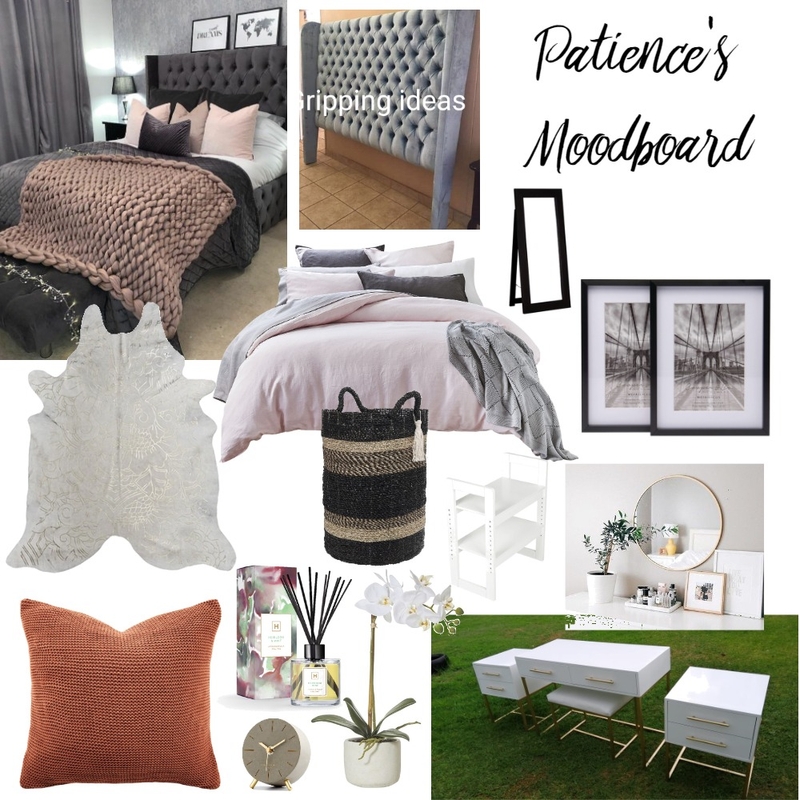 Patience's Bedroom Moodboard Mood Board by Rukudzo Amandah on Style Sourcebook