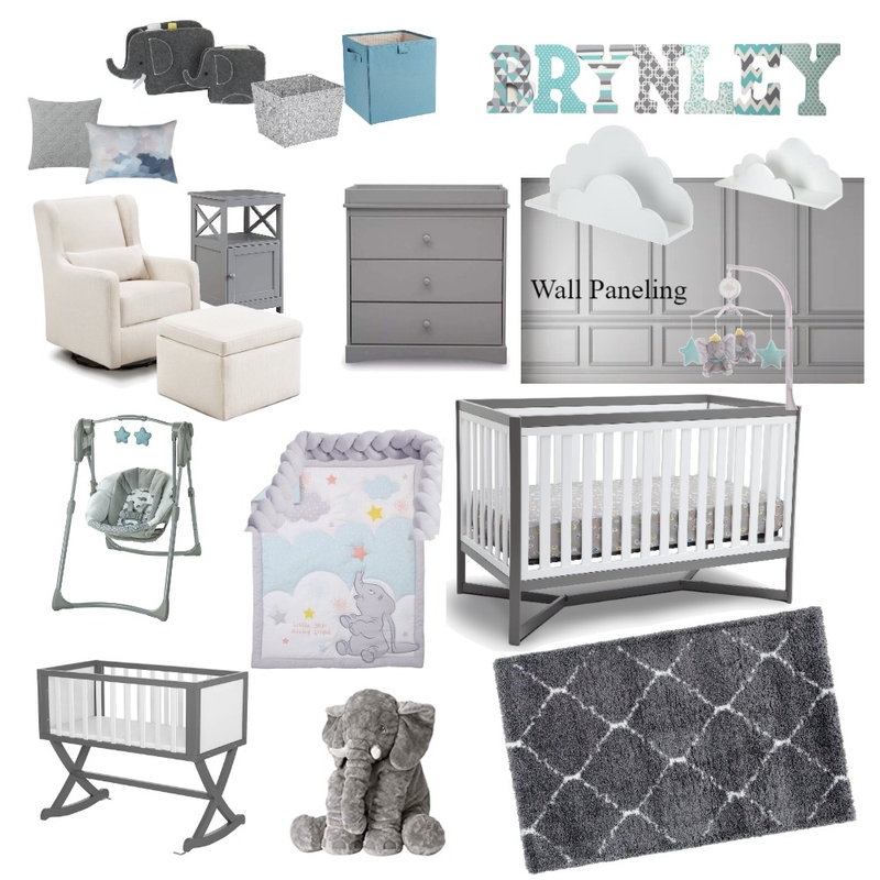 Teal & Grey Mood Board by Oak Hill Interiors on Style Sourcebook