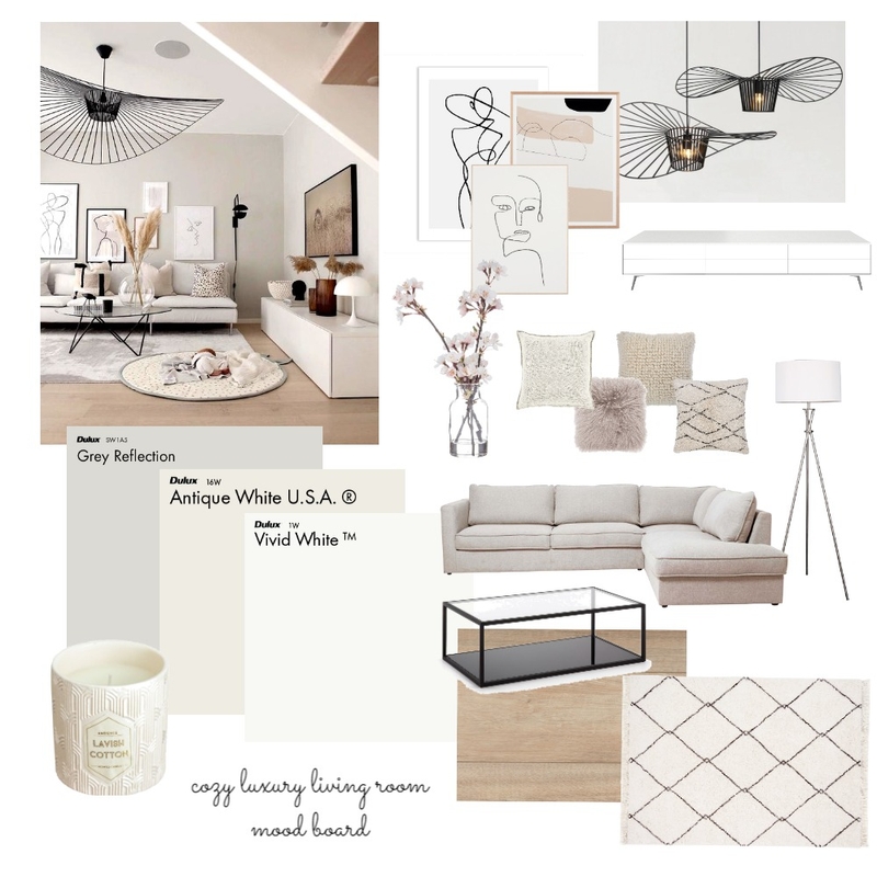 Cozy Luxury Living Room Mood Board by Gina_R on Style Sourcebook