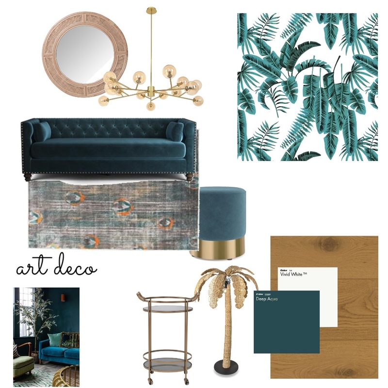 art deco Mood Board by Alia on Style Sourcebook