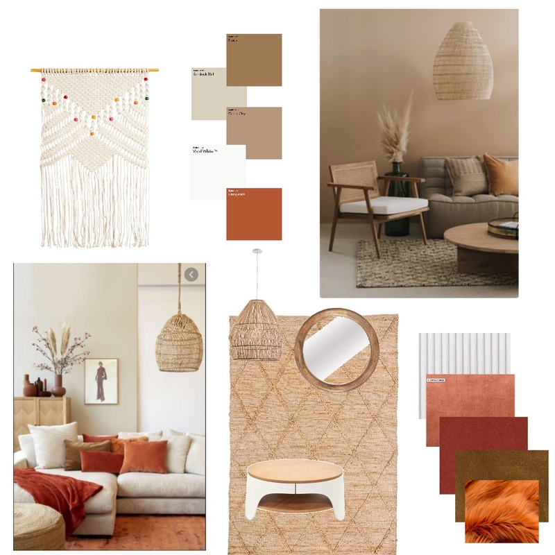 Modern Boho Living Room Mood Board by llopez26 on Style Sourcebook