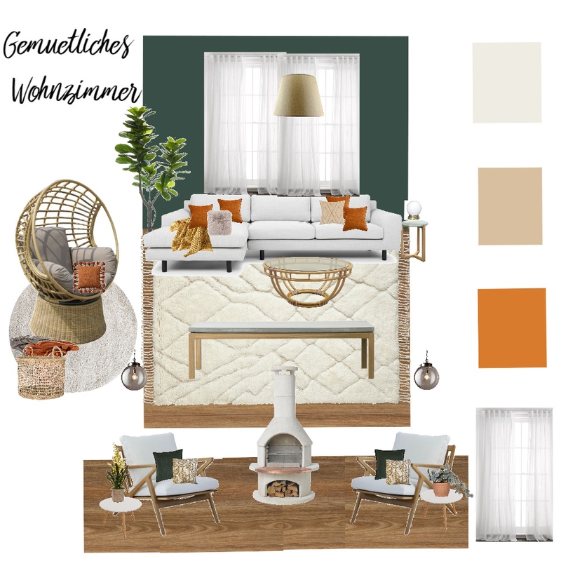 Wohnzimmer Mood Board by TatiVT on Style Sourcebook