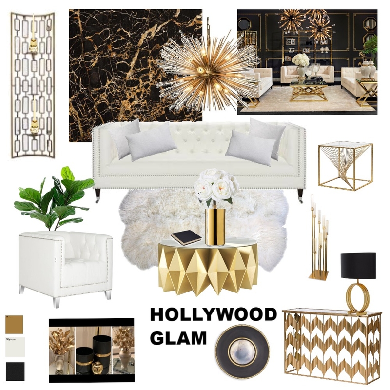 HOLLYWOOD GLAM Mood Board by Mellany Jagt on Style Sourcebook