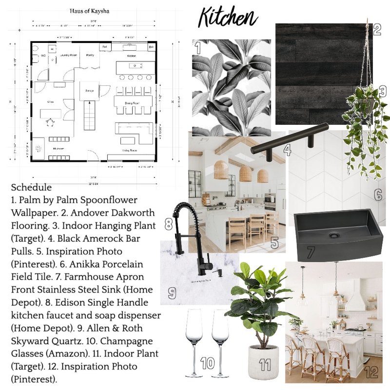 KITCHEN MOODBOARD Mood Board by kayshamp on Style Sourcebook