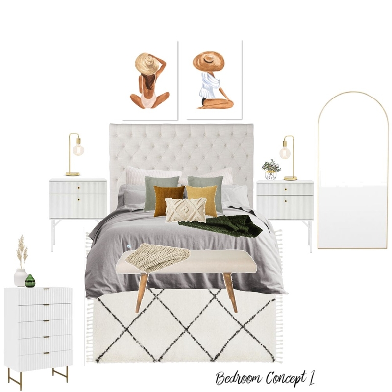 Bedroom Concept 1 Mood Board by Juliebeki on Style Sourcebook