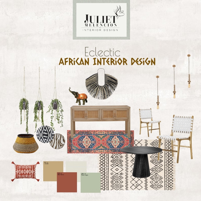 African Interior Design Mood Board by JulietM Interior Designs on Style Sourcebook