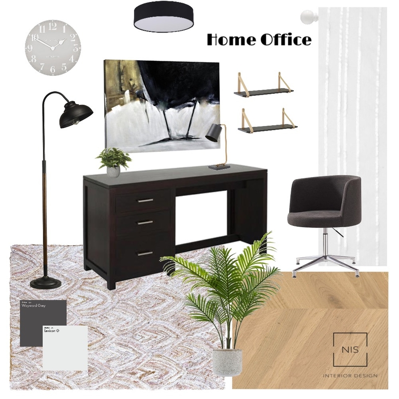 Home Office Mood Board by Nis Interiors on Style Sourcebook