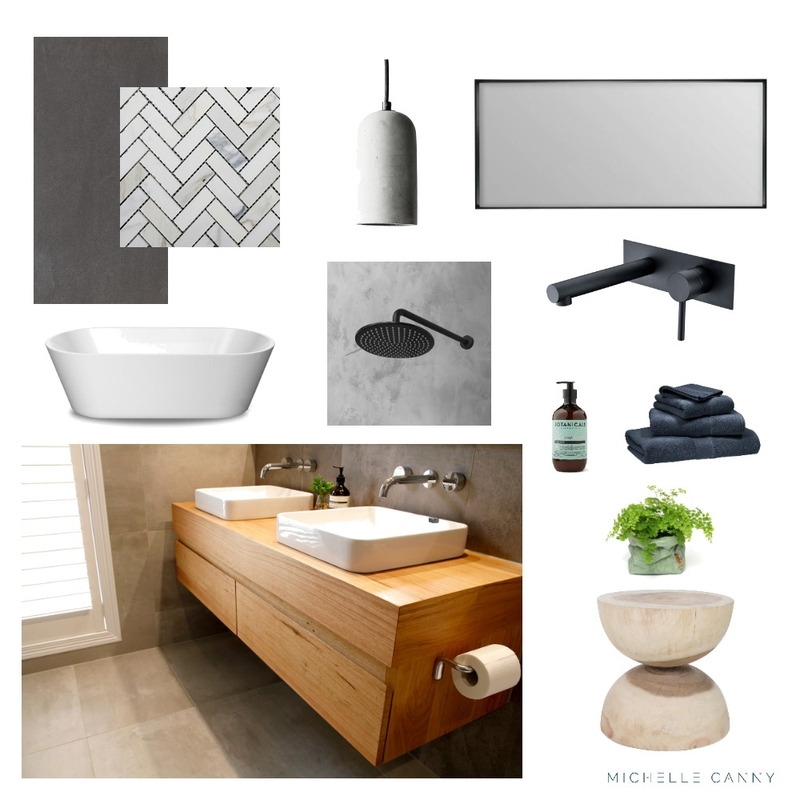 Modern Ensuite Bathroom Mood Board by Michelle Canny Interiors on Style Sourcebook