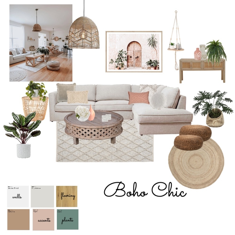 Boho Chic Mood Board by Natasha Renner on Style Sourcebook