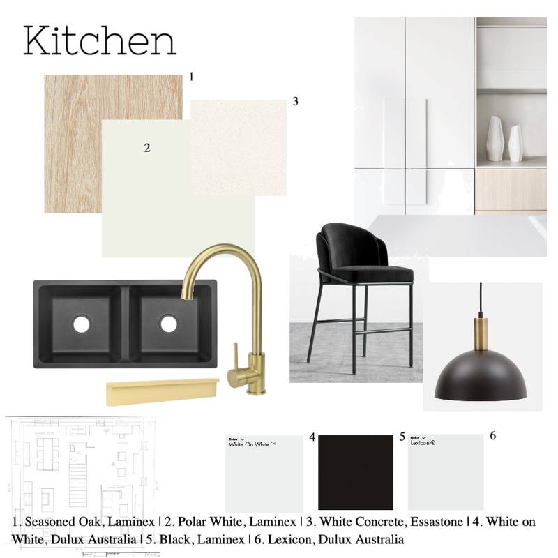 Kitchen Mood Board Mood Board by CatrinaLourenco on Style Sourcebook