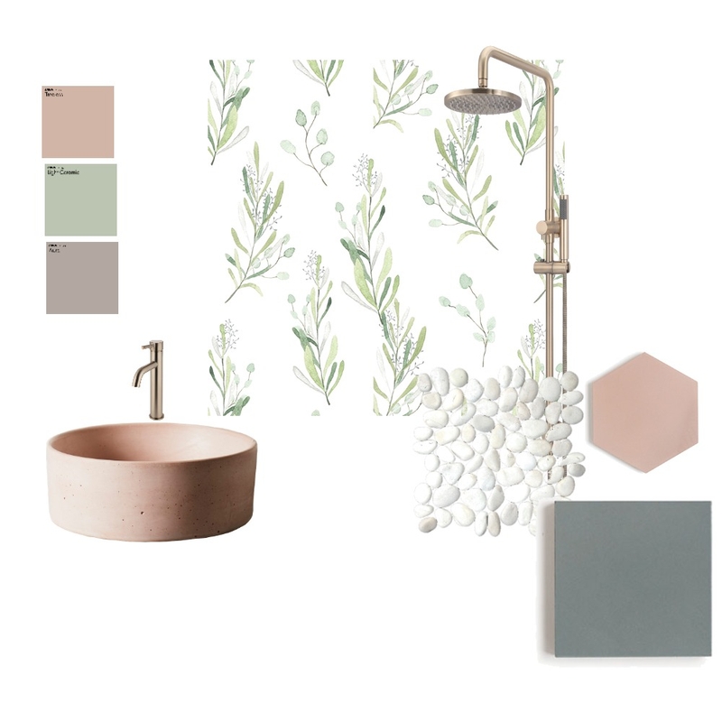 Blush bathroom Mood Board by lexisdollevoet on Style Sourcebook