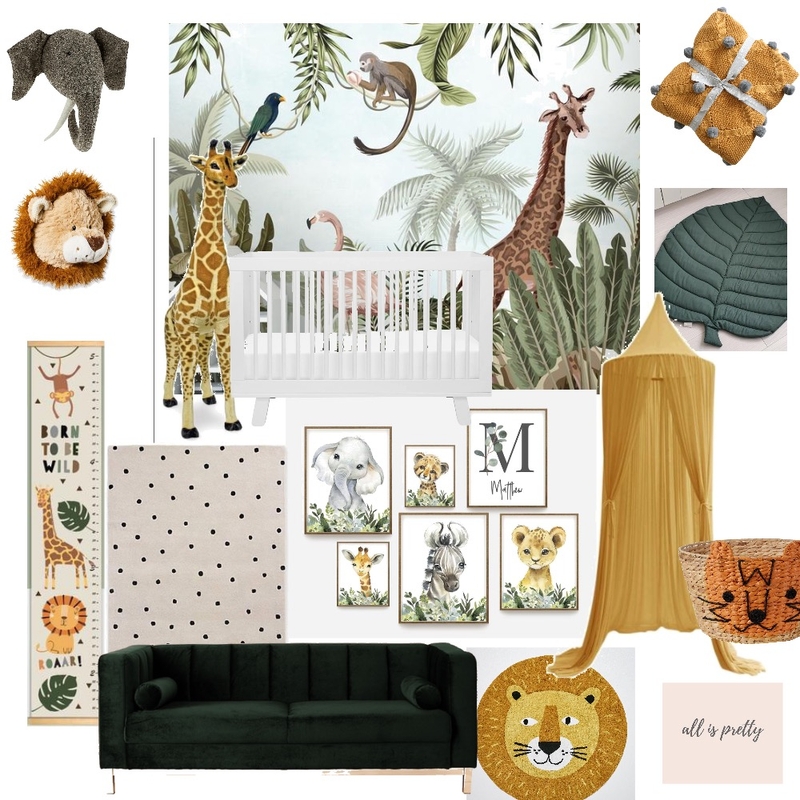 Jungle baby room Mood Board by Kristina on Style Sourcebook