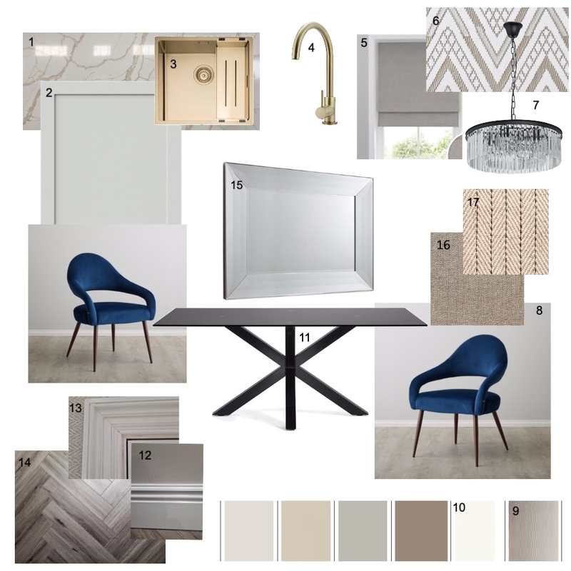 sample board 2 - kitchen/dining Mood Board by rakayaharding on Style Sourcebook