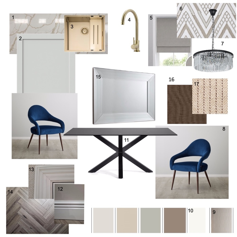 sample board 2 - kitchen/dining Mood Board by rakayaharding on Style Sourcebook