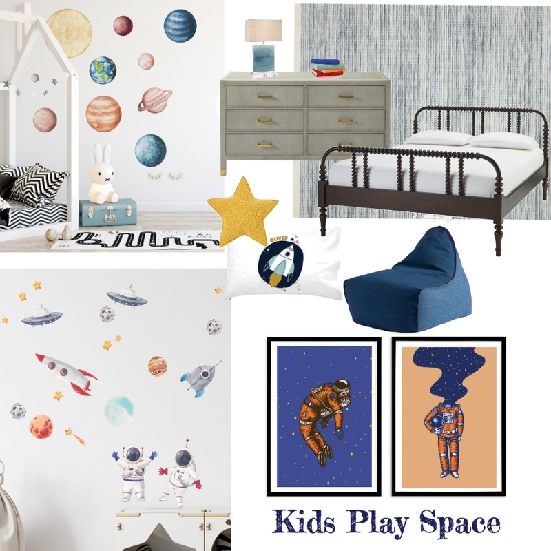 Kids Play Space Mood Board by Olive et Oriel on Style Sourcebook