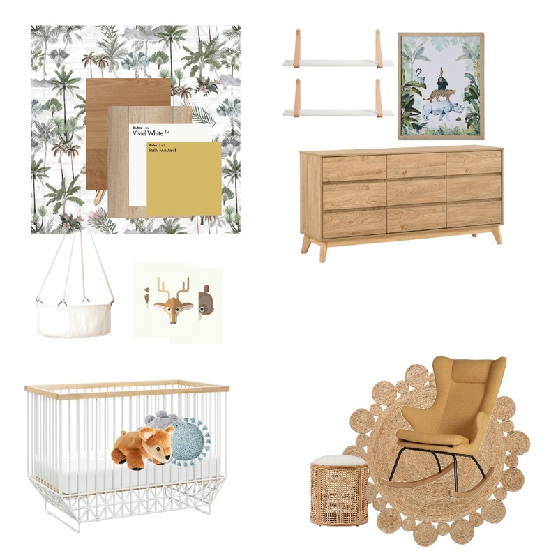 Kids jungle bedroom Mood Board by MelissaKW on Style Sourcebook