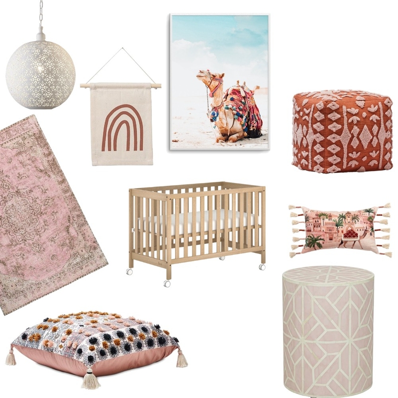 pink nursery Mood Board by Lili on Style Sourcebook