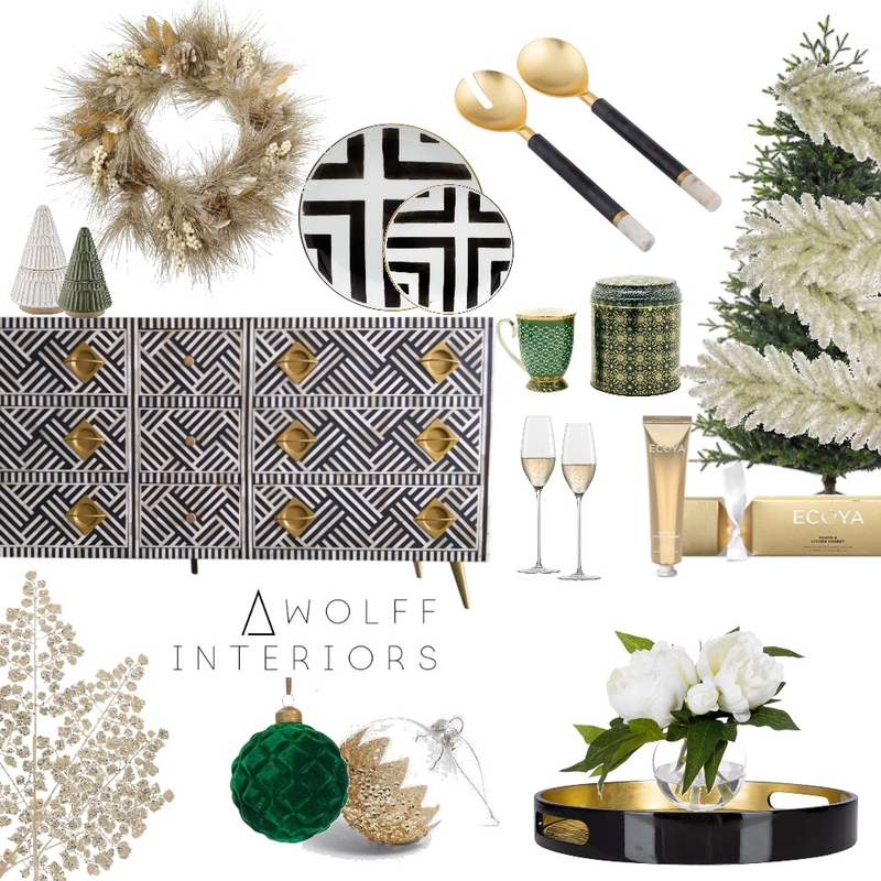 Christmas Look 1 Mood Board by awolff.interiors on Style Sourcebook