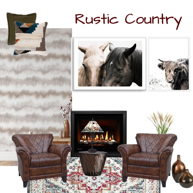 Rustic Country Luxe Mood Board by Olive et Oriel on Style Sourcebook