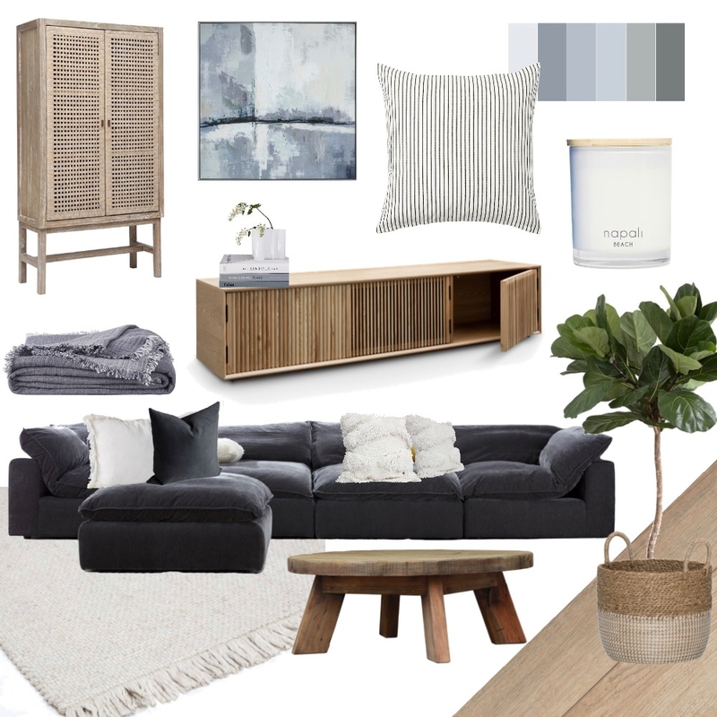 Bruna family room Mood Board by Oleander & Finch Interiors on Style Sourcebook