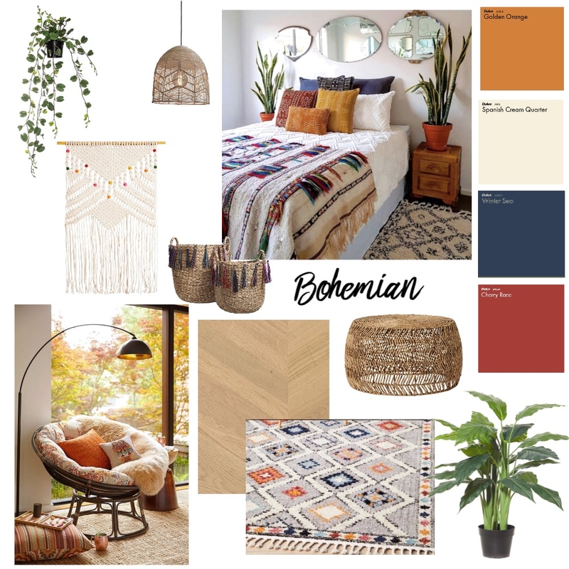 Bohemian Mood Board by cynthmrtnz on Style Sourcebook