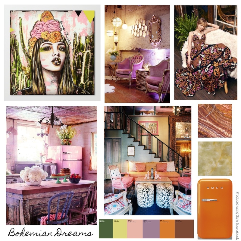 Bohemian Mood Board by Janine Lee on Style Sourcebook