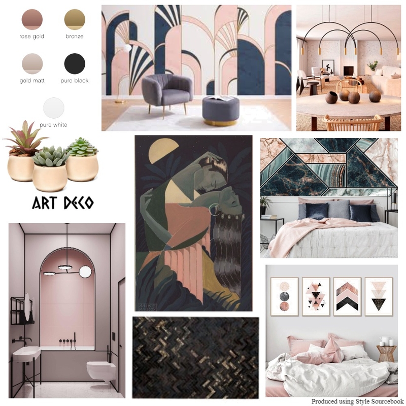 Art Deco Mood Board by Janine Lee on Style Sourcebook