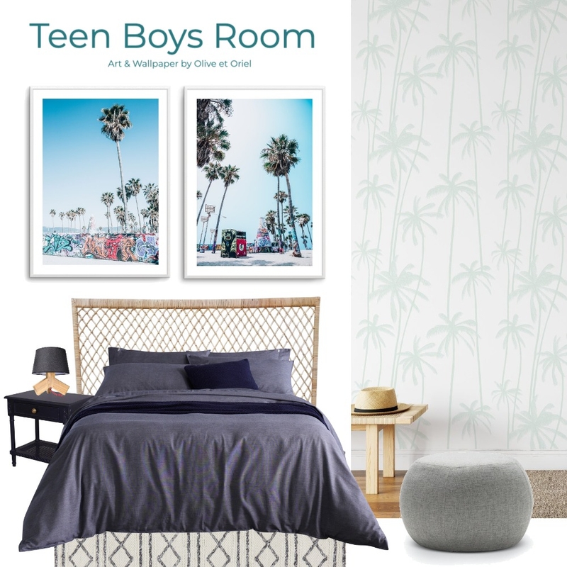 Teen Boys Room Mood Board by Olive et Oriel on Style Sourcebook