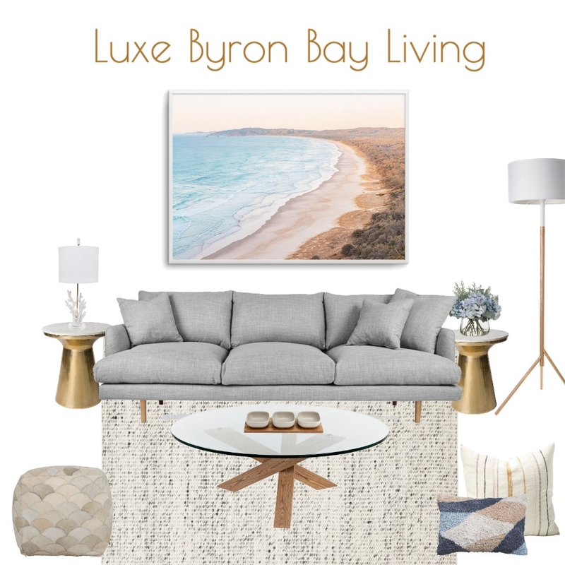 Byron Bay Luxe Living Mood Board by Olive et Oriel on Style Sourcebook