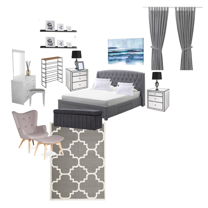 Grace Bedroom Mood Board by leah.kooma on Style Sourcebook