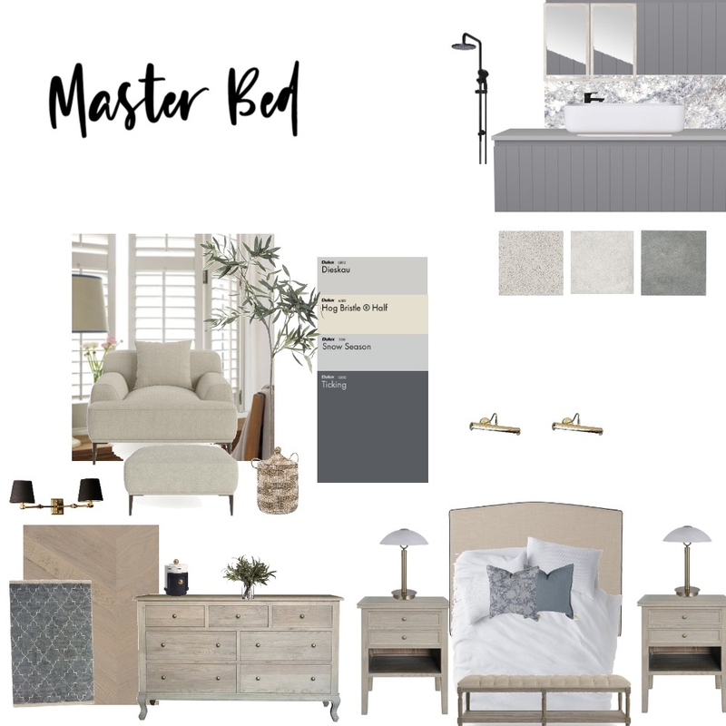 Master Bed - Palermo Mood Board by kk.house on Style Sourcebook