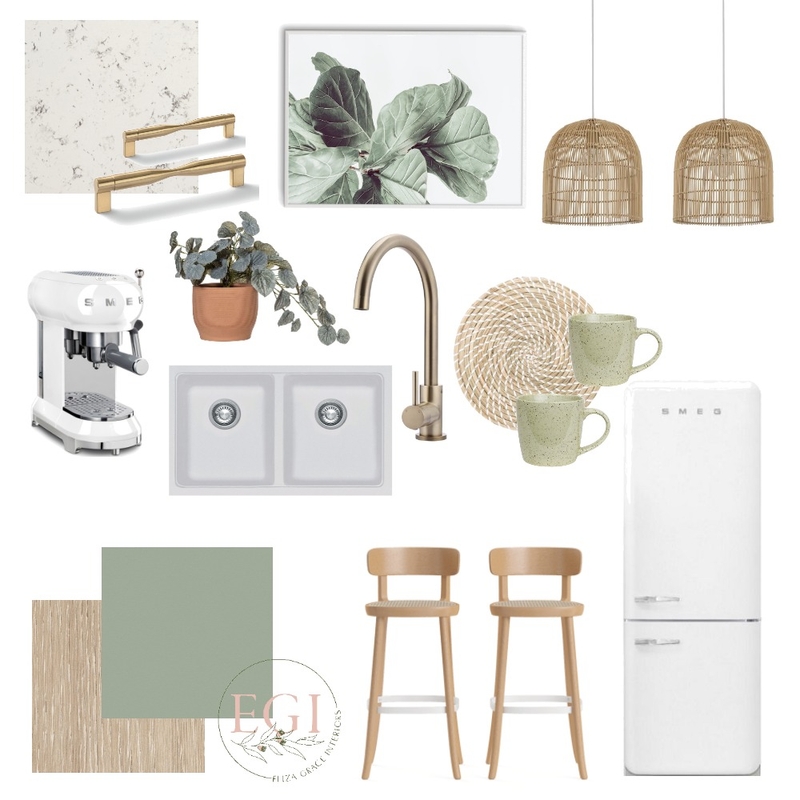 Sage Kitchen Mood Board by Eliza Grace Interiors on Style Sourcebook