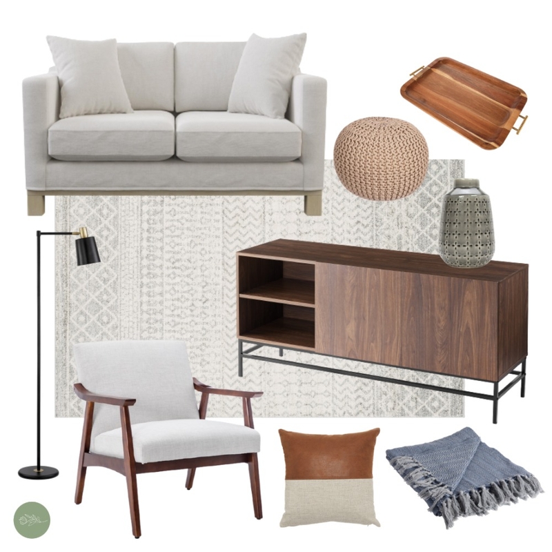 Warm Living Room Mood Board by Home Roots Co. on Style Sourcebook