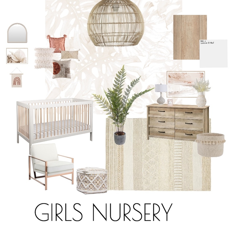 GIRLS NURSERY Mood Board by clairedana17 on Style Sourcebook