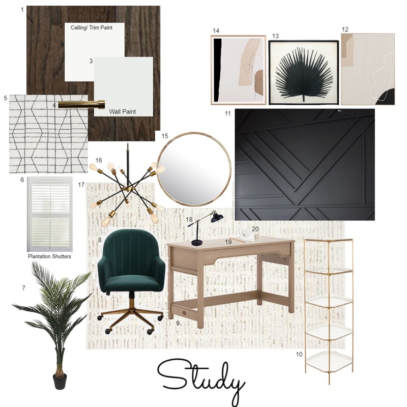 Study Sample Board Mood Board by amandakayedesigns on Style Sourcebook