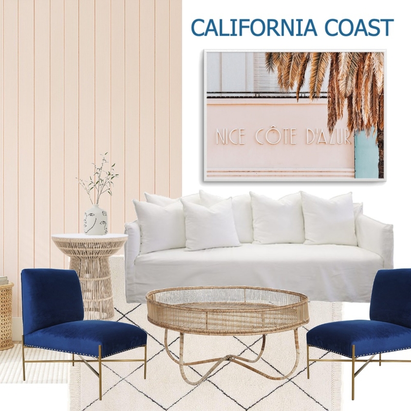 California Coast Lounge Room Mood Board by Olive et Oriel on Style Sourcebook