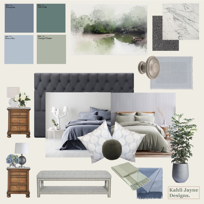Hoffman Main Bedroom Mood Board by Kahli Jayne Designs on Style Sourcebook